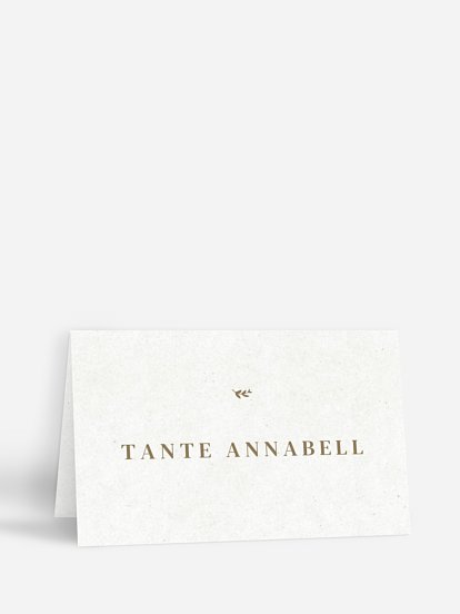 Tischkarte Hochzeit Classic Elegance