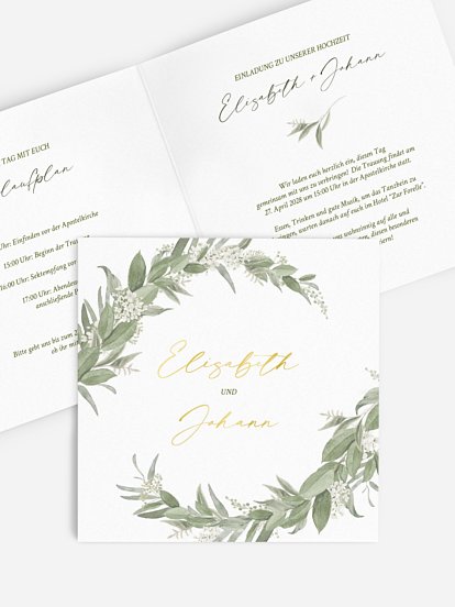 Hochzeitseinladung Garden Wedding