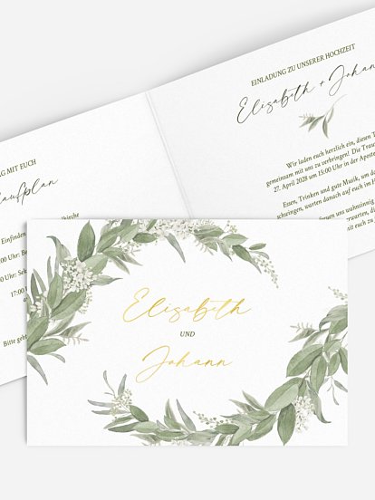 Hochzeitseinladung Garden Wedding