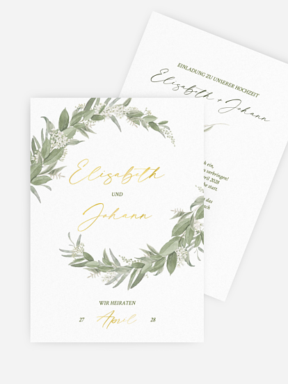 Hochzeitseinladung Garden Wedding