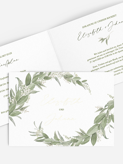 Hochzeitseinladung Garden Wedding