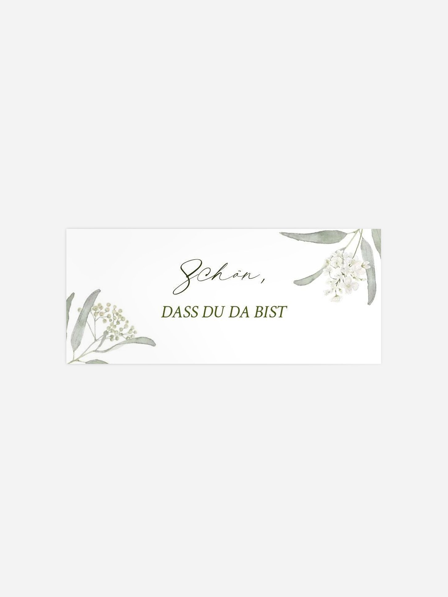 Geschenkaufkleber Hochzeit Garden Wedding