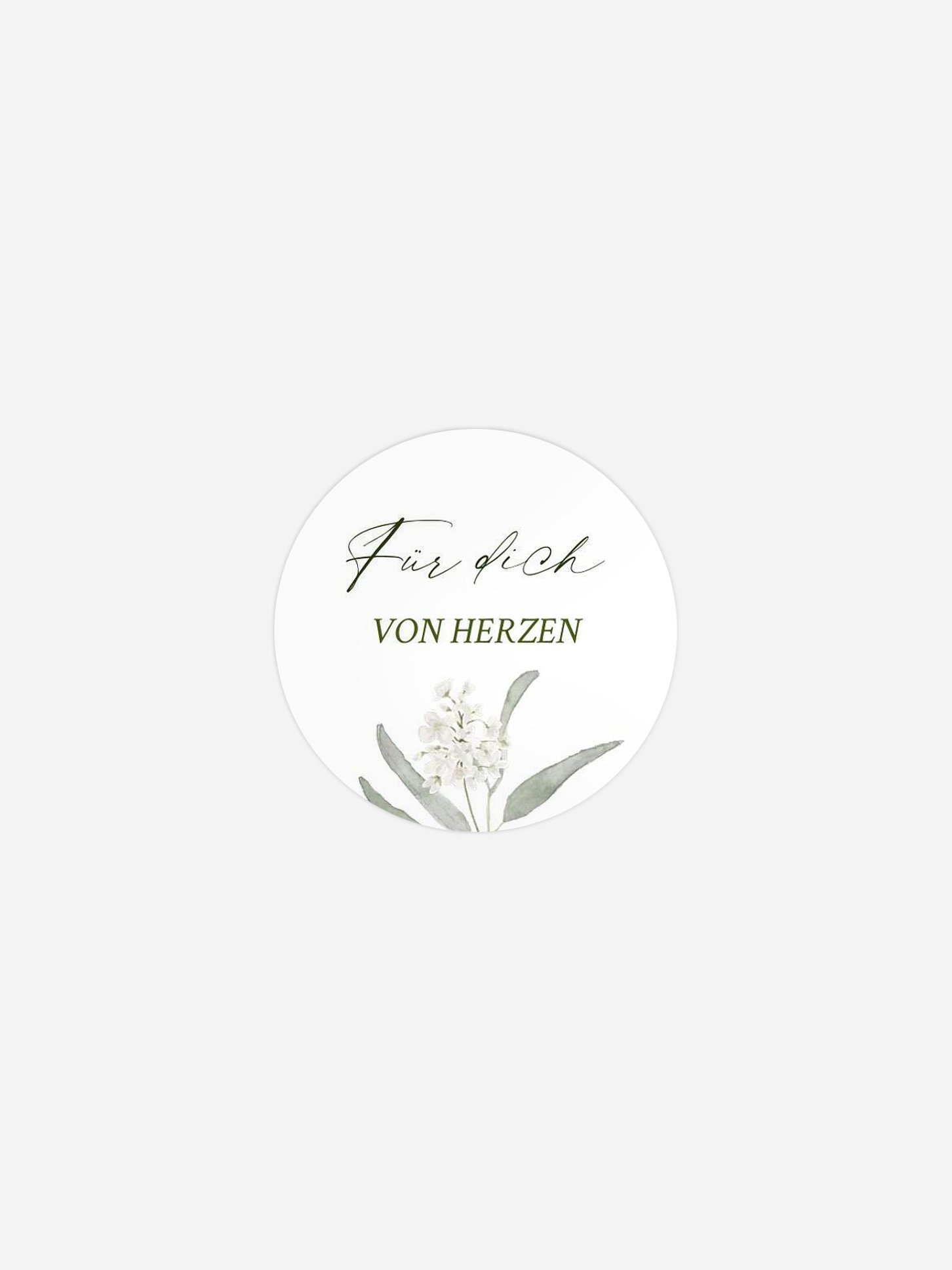 Geschenkaufkleber Hochzeit Garden Wedding