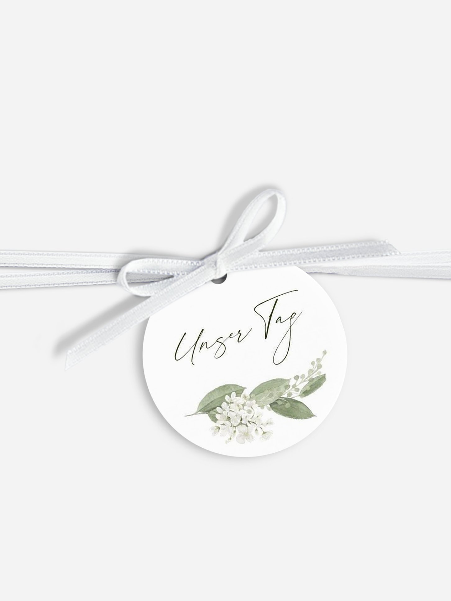 Anhänger mit Band zur Hochzeit Garden Wedding