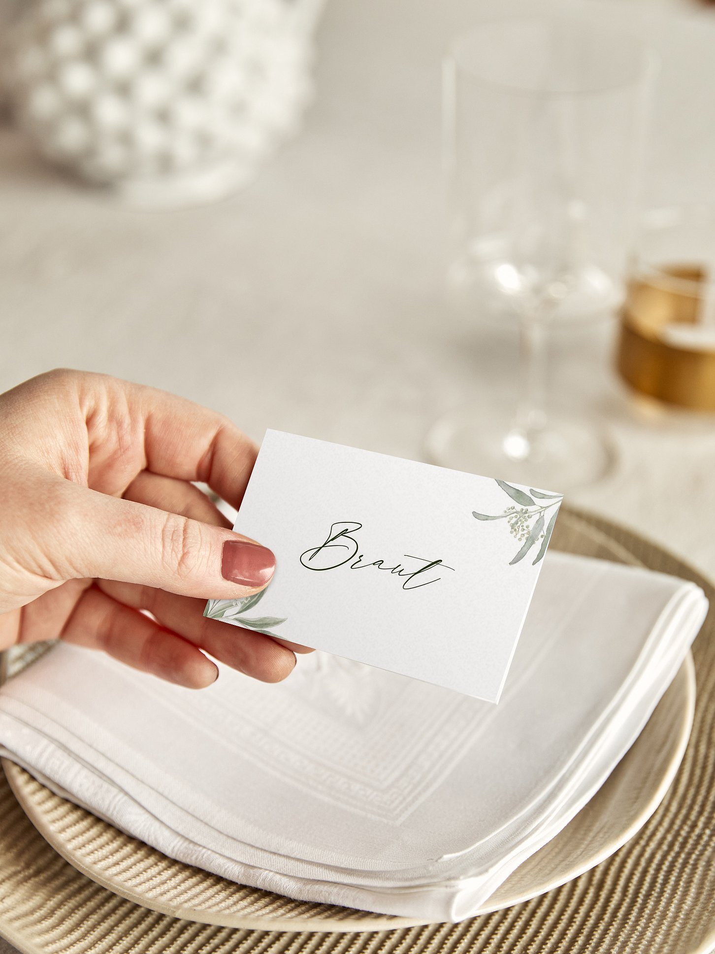 Tischkarte Hochzeit Garden Wedding