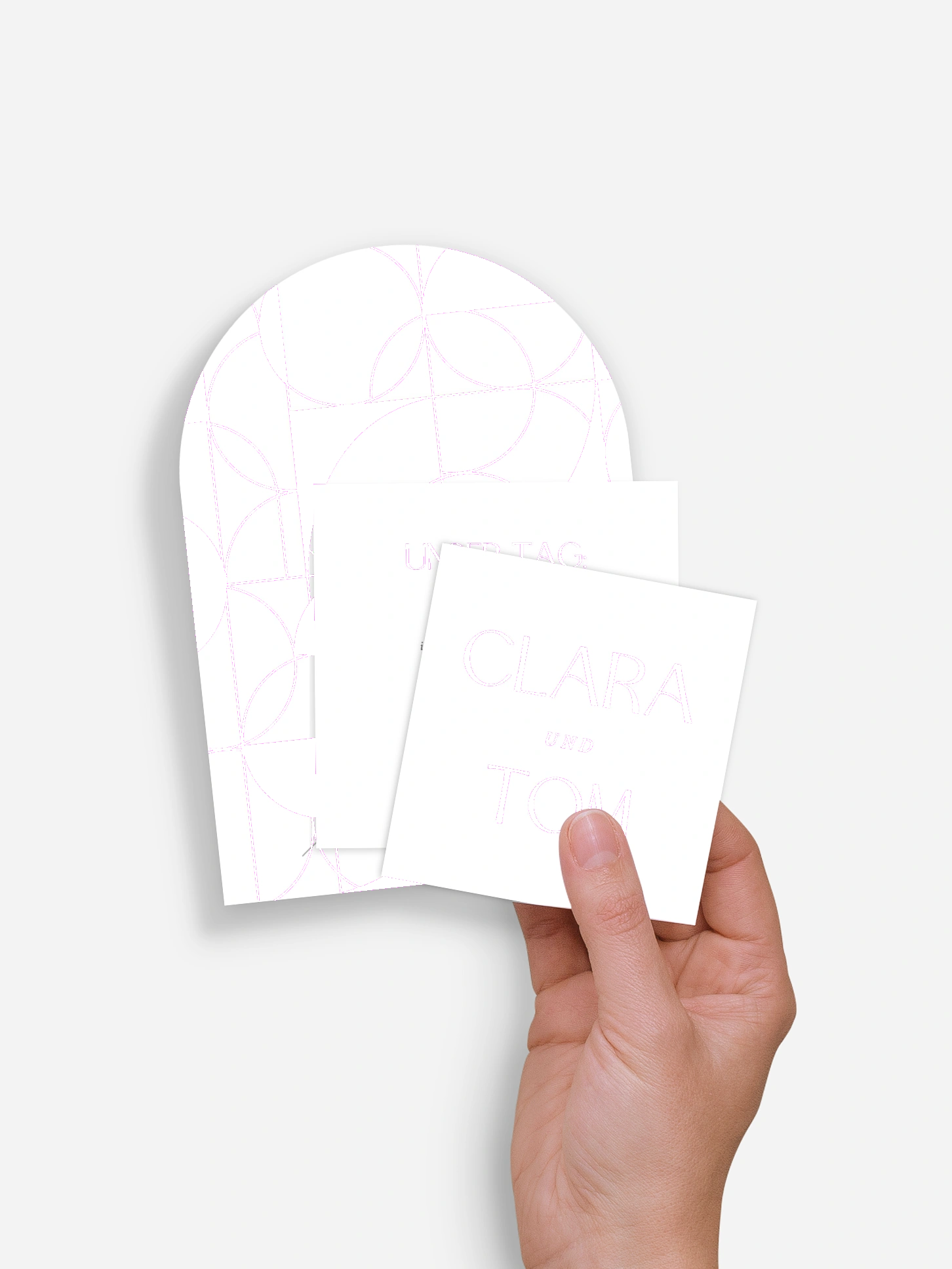 Hochzeitseinladung Chrome