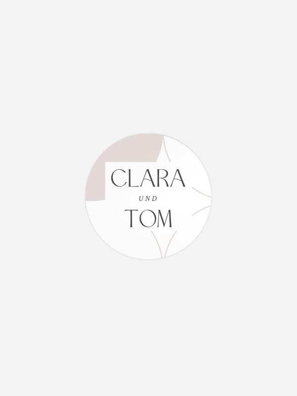 Geschenkaufkleber Hochzeit Chrome