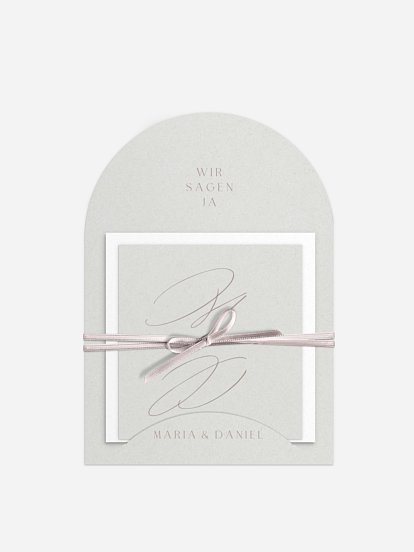 Hochzeitseinladung Formally