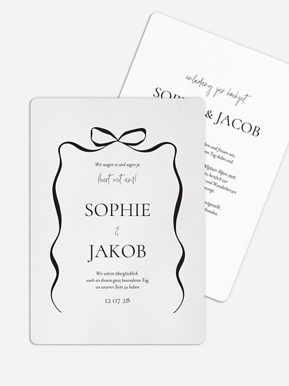 Hochzeitseinladung Charming