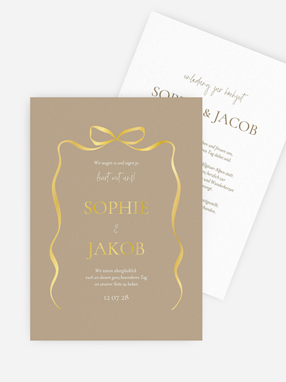 Hochzeitseinladung Charming