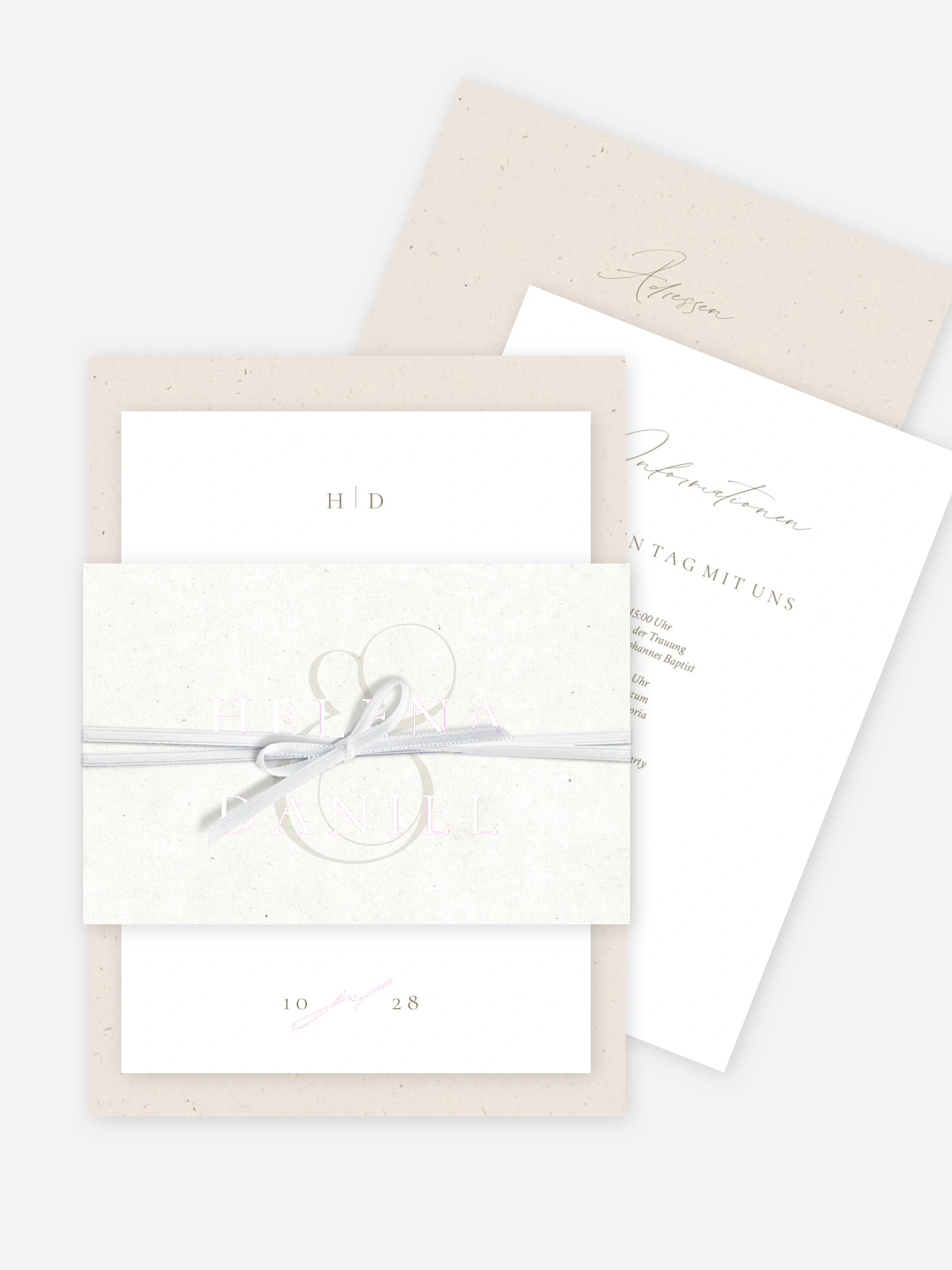 Hochzeitseinladung Classy Type