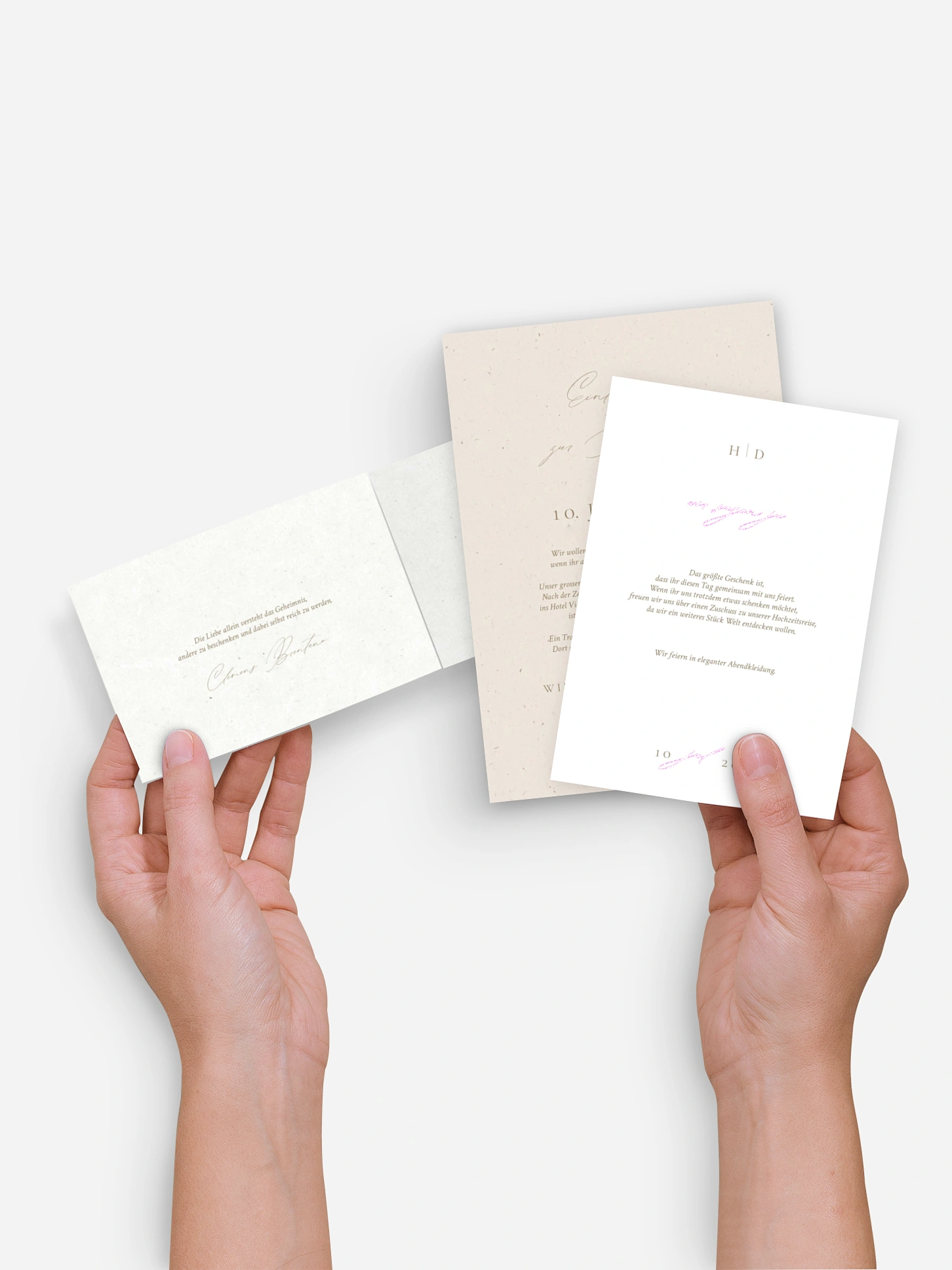 Hochzeitseinladung Classy Type