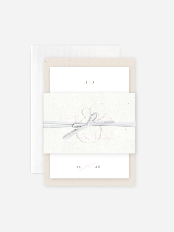 Hochzeitseinladung Classy Type