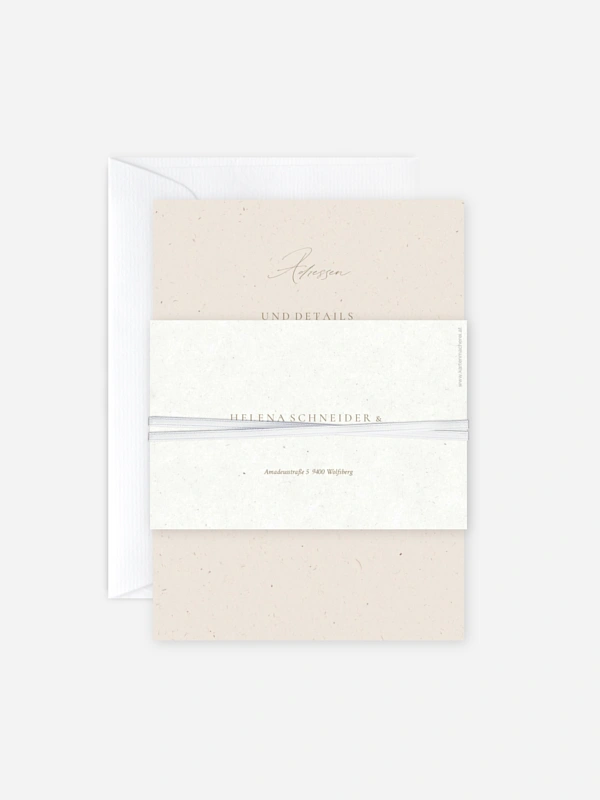 Hochzeitseinladung Classy Type