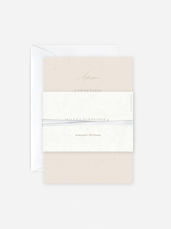 Hochzeitseinladung Classy Type
