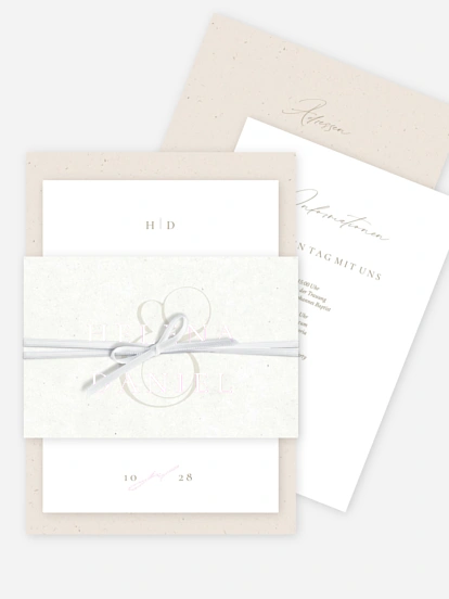 Hochzeitseinladung Classy Type