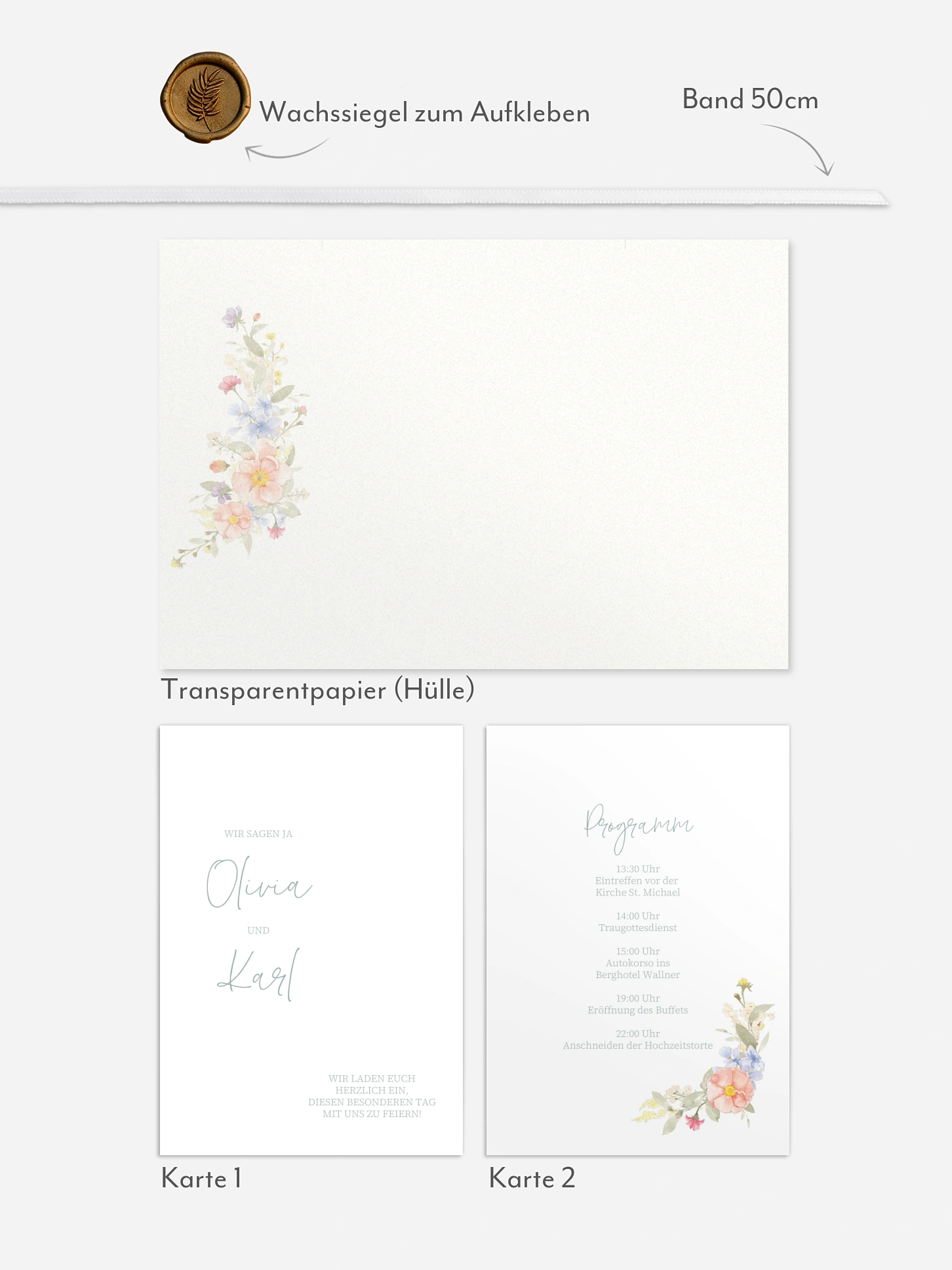 Hochzeitseinladung Promised