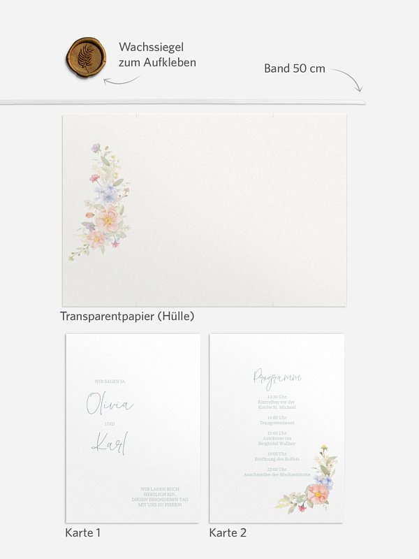 Hochzeitseinladung Promised