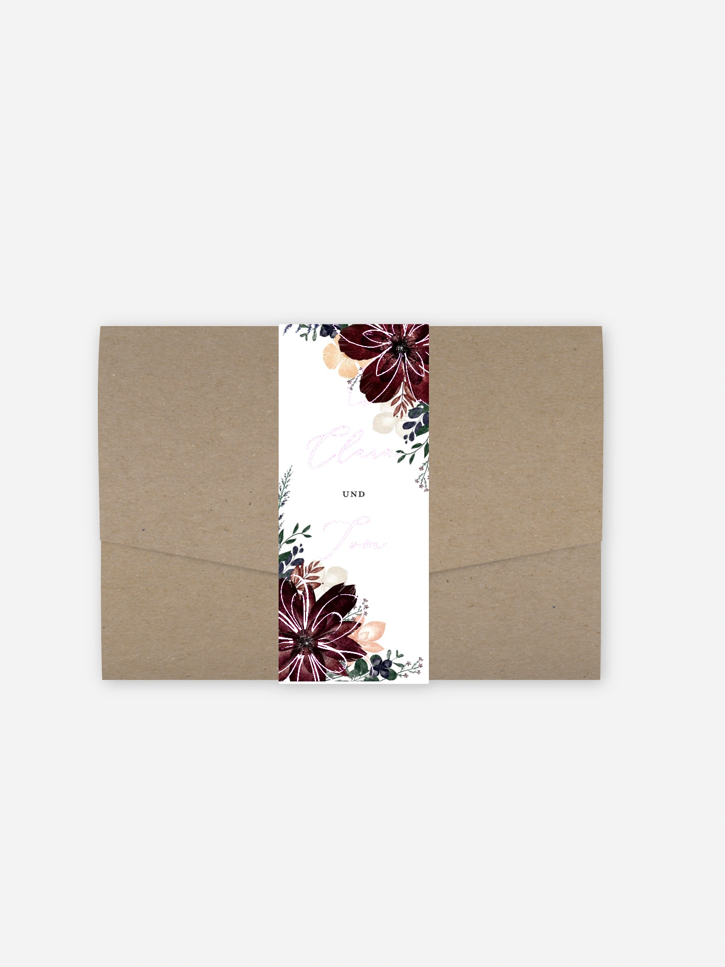 Hochzeitseinladung Red Delight