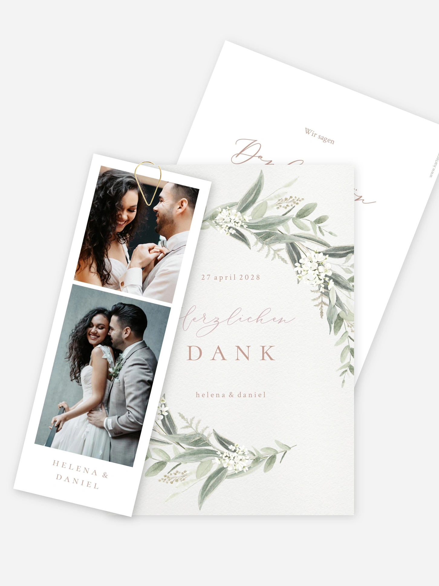Dankeskarte Hochzeit Beauty of Nature