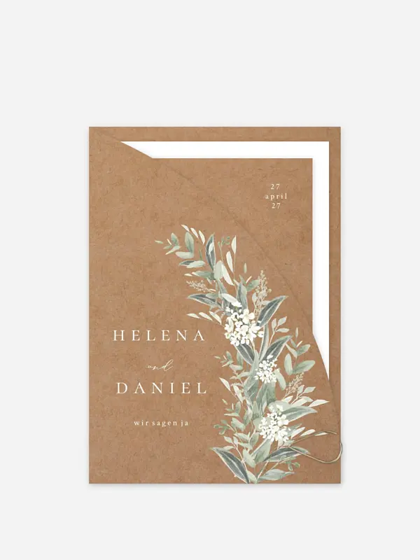 Hochzeitseinladung Beauty of Nature