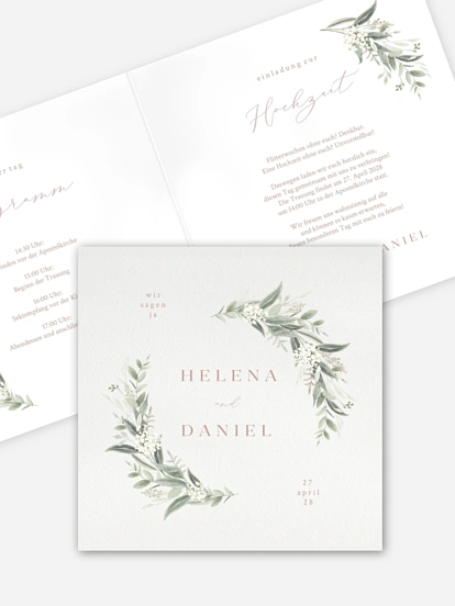 Hochzeitseinladung Beauty of Nature