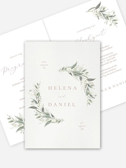 Hochzeitseinladung Beauty of Nature