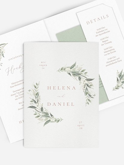 Hochzeitseinladung Beauty of Nature