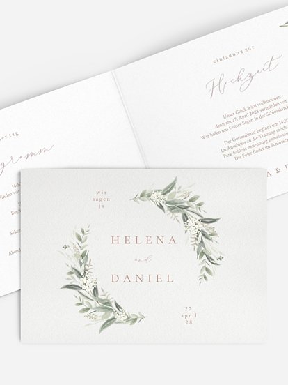 Hochzeitseinladung Beauty of Nature