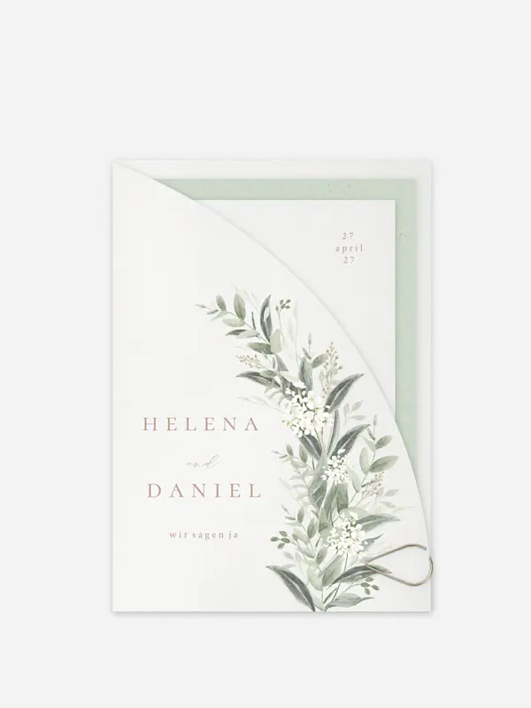 Hochzeitseinladung Beauty of Nature