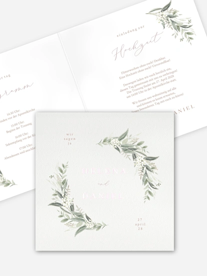 Hochzeitseinladung Beauty of Nature