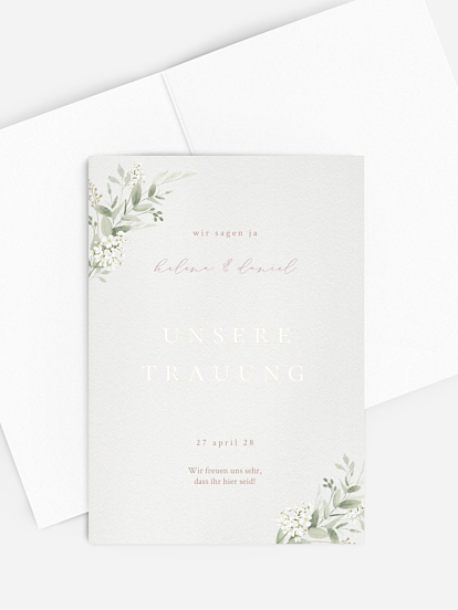 Kirchenheft Hochzeit Beauty of Nature