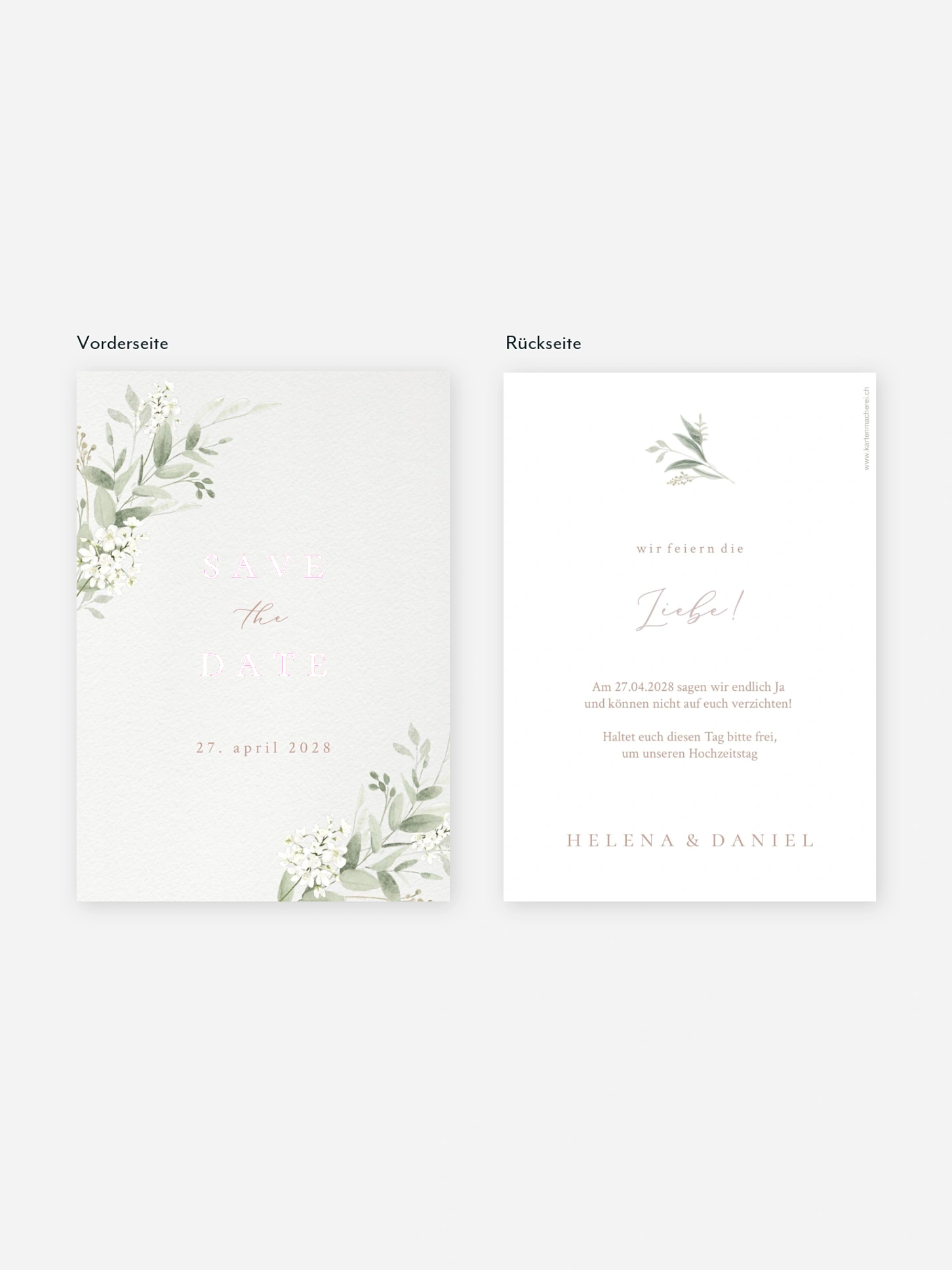 Save-the-Date Karte Beauty of Nature