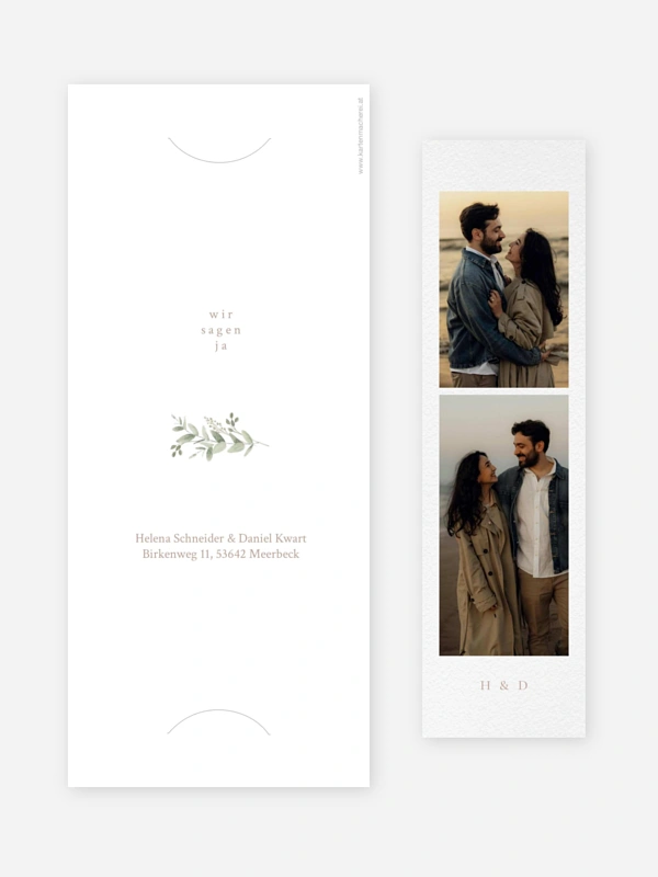 Save-the-Date Karte Beauty of Nature