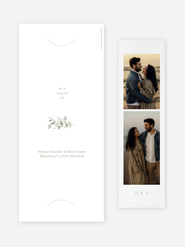 Save-the-Date Karte Beauty of Nature