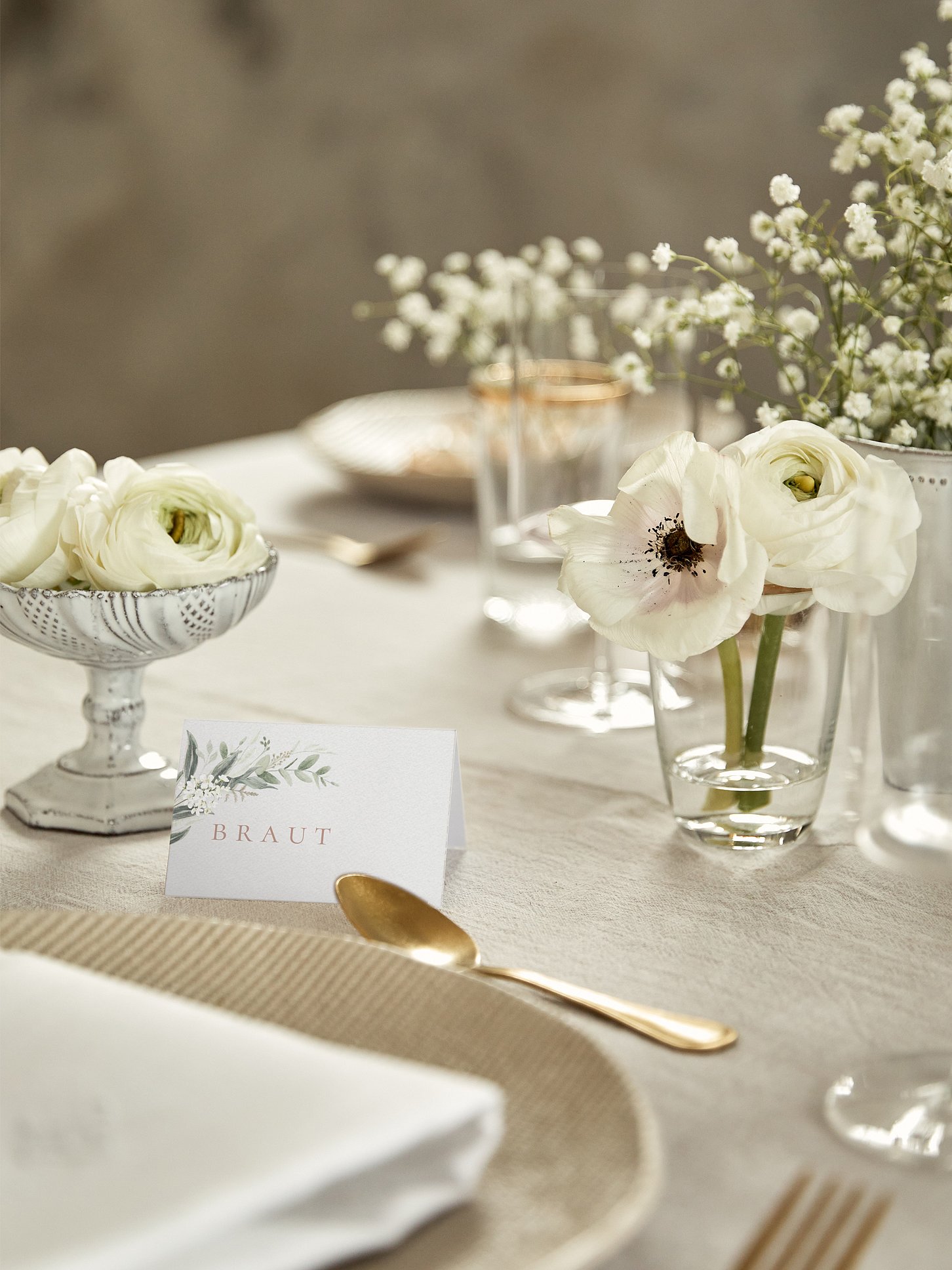 Tischkarte Hochzeit Beauty of Nature
