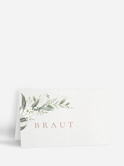 Tischkarte Hochzeit Beauty of Nature