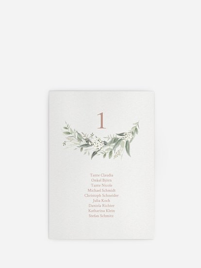 Sitzplan Kreativ Beauty of Nature