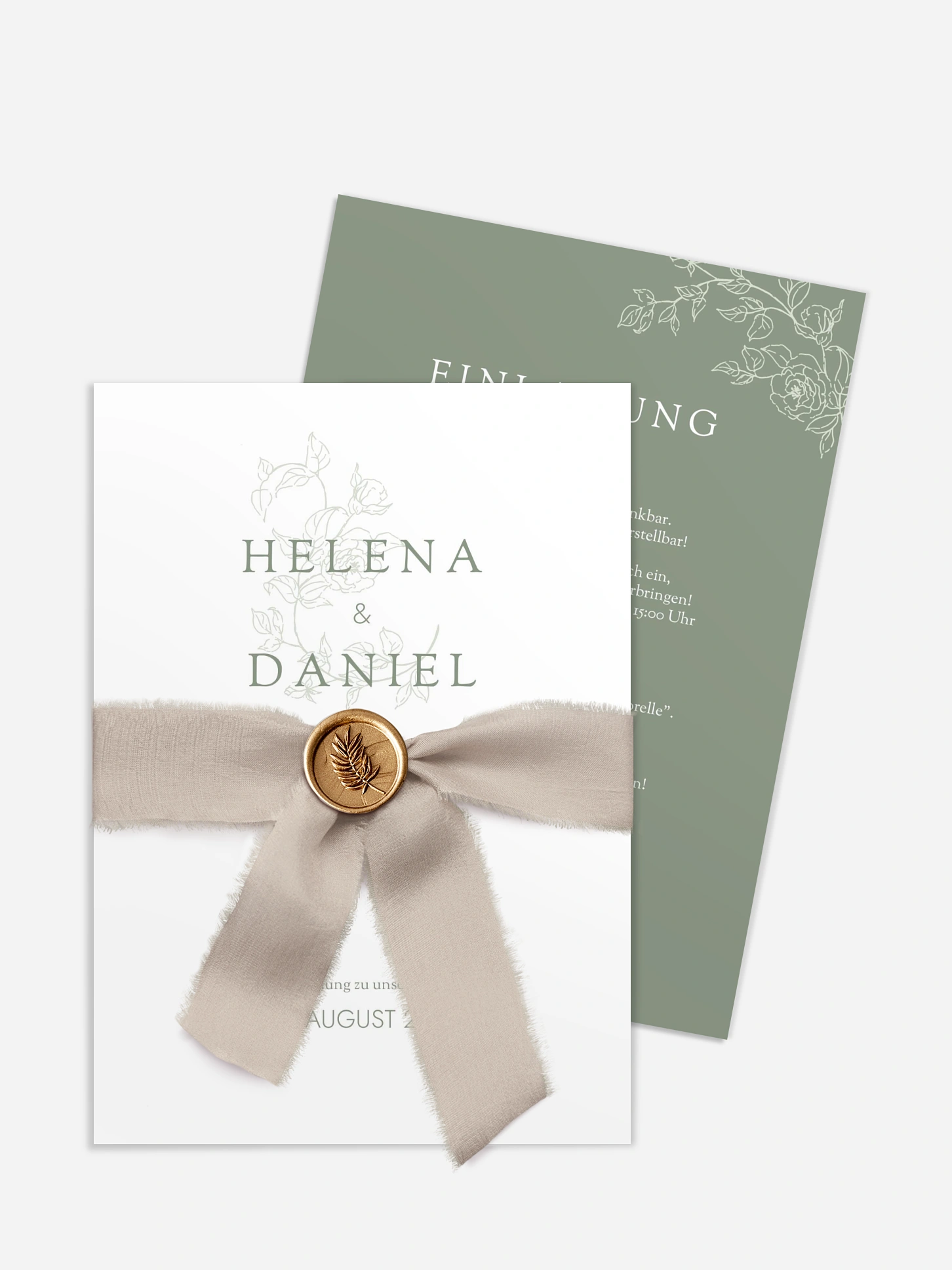 Hochzeitseinladung Elegant Grace