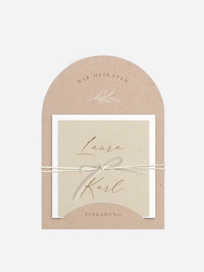 Hochzeitseinladung Zart Und Elegant