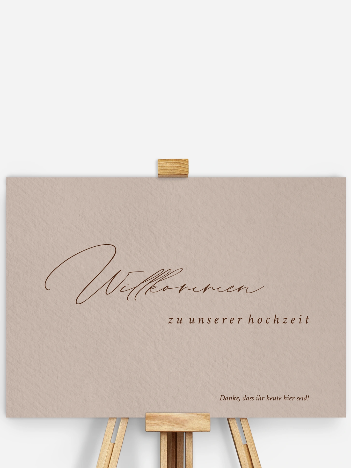 Willkommensschild Pure Lines
