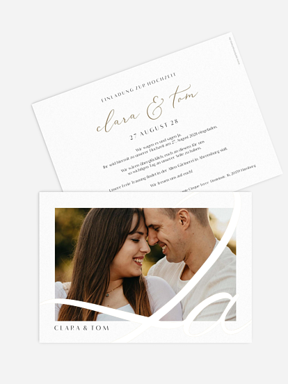 Hochzeitseinladung Ja-Moment