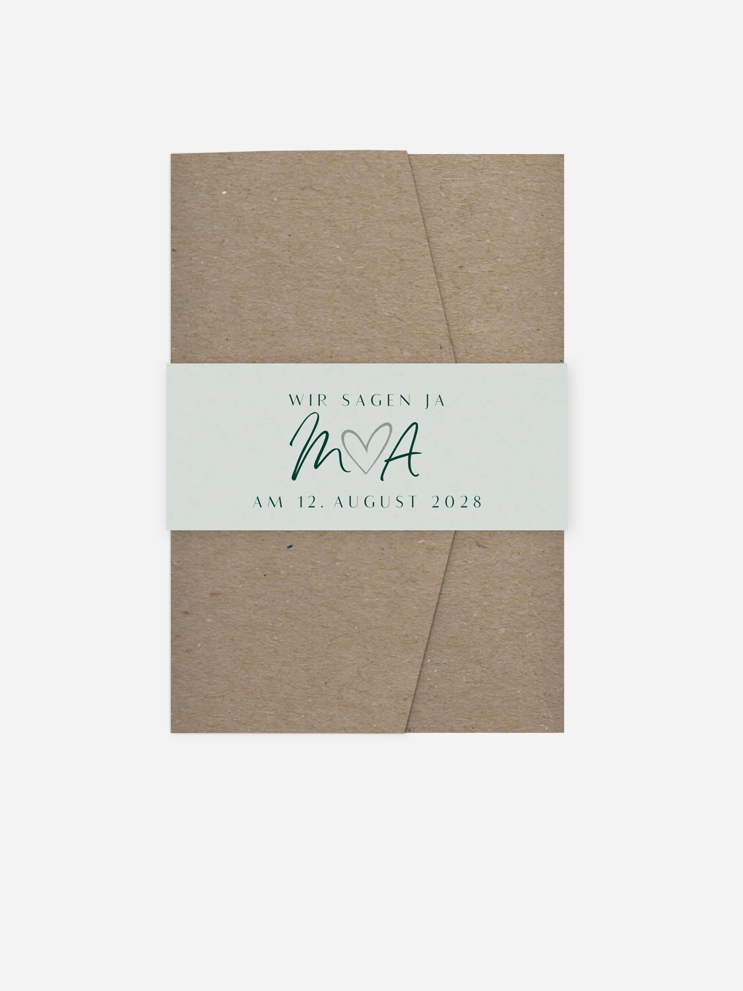 Hochzeitseinladung Typo Grace