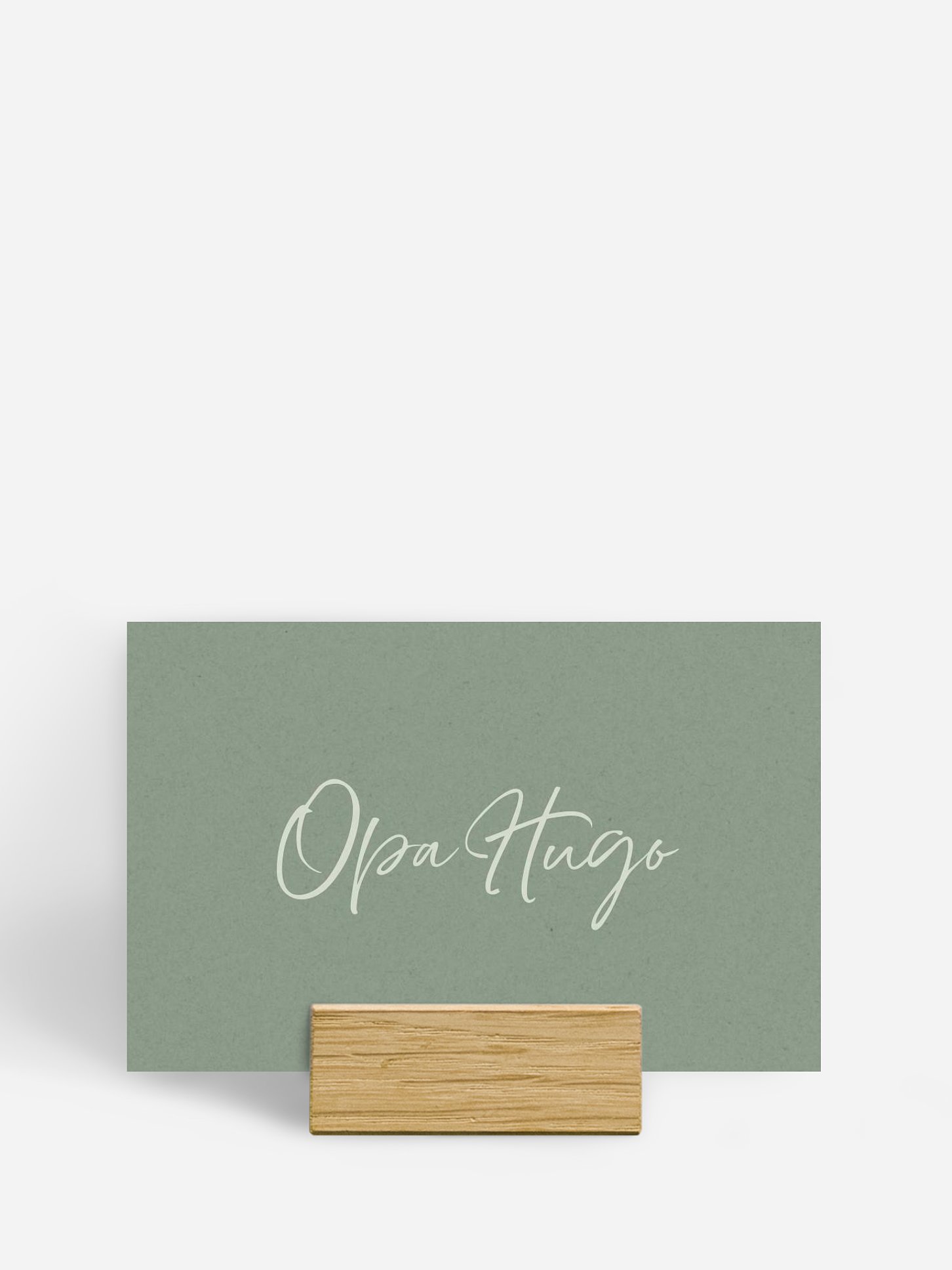 Tischkarte Hochzeit Typo Grace
