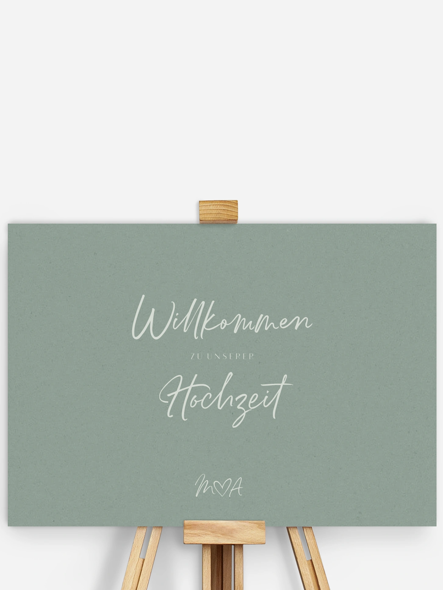 Willkommensschild Typo Grace