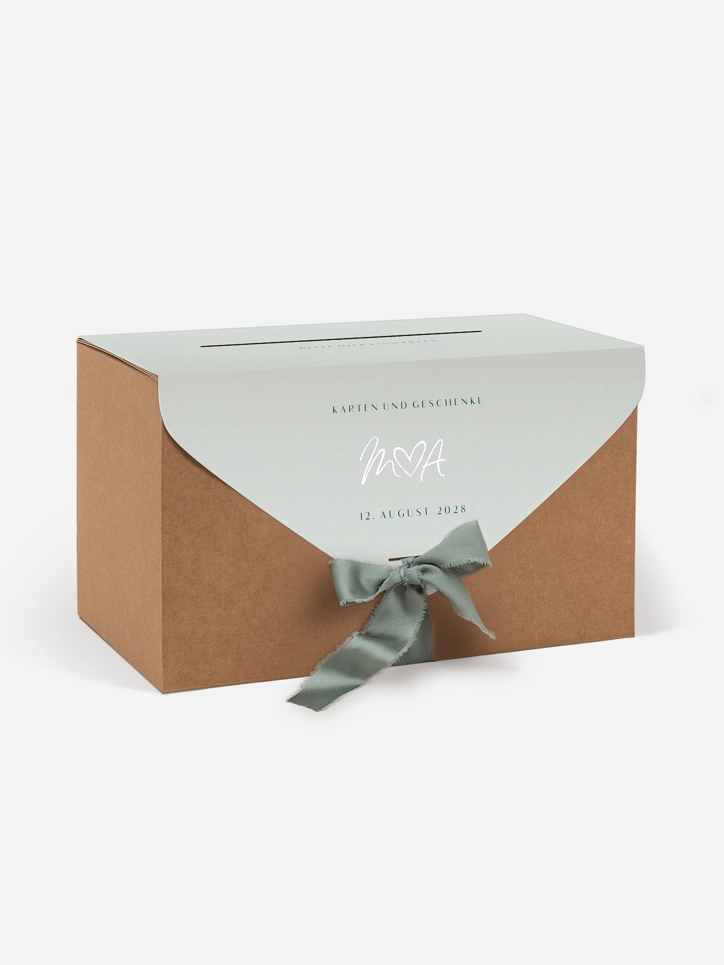 Kartenbox Hochzeit Typo Grace
