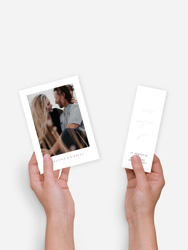 Hochzeitseinladung Einfach stilvoll