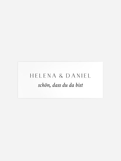Geschenkaufkleber Hochzeit Einfach stilvoll