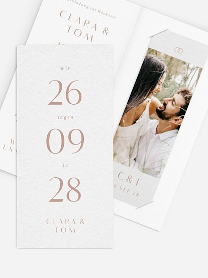 Hochzeitseinladung Bold Simplicity