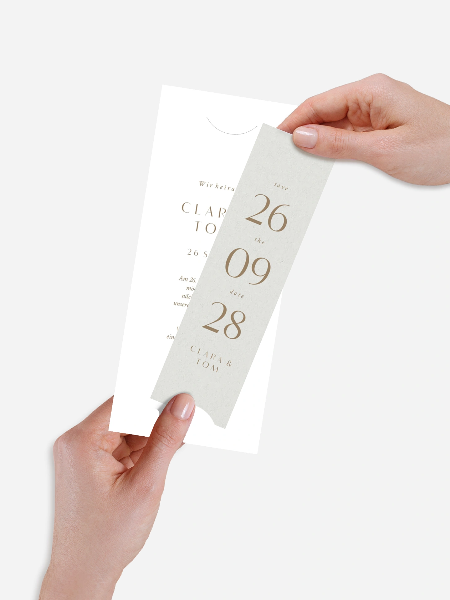 Save-the-Date Karte Bold Simplicity